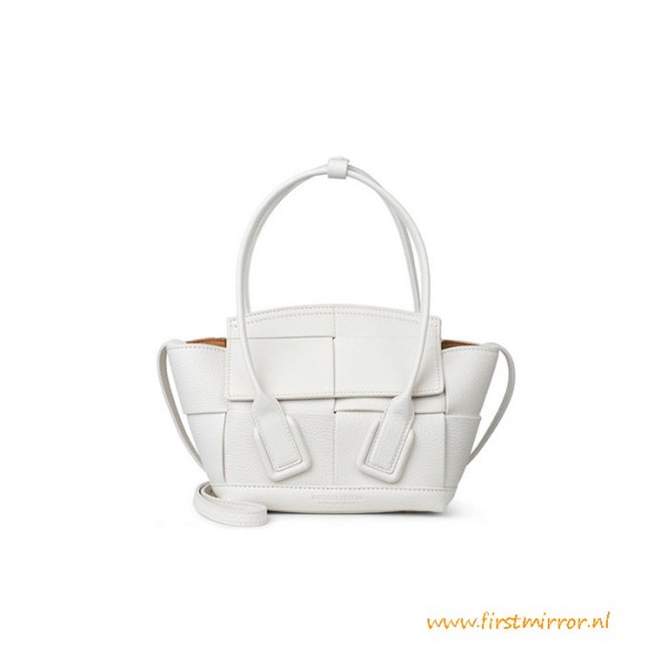 Top Quality Top-handle Tote Arco Bag Goatskin Leather