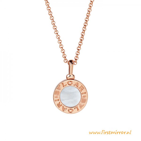 Top Quality Necklace Rose Gold Pendant with Mother of Pearl