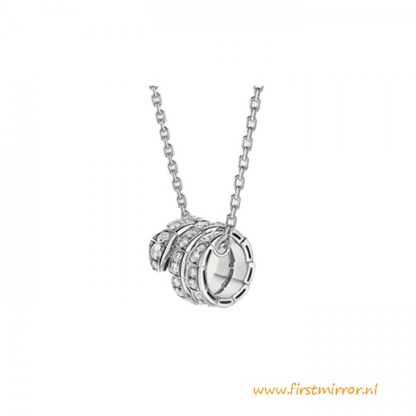 Top Quality Serpenti Viper Necklace with All Diamonds