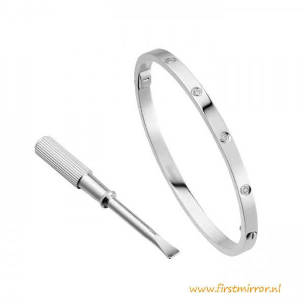 Top Quality Small Model Love Bracelet with 10 Diamonds