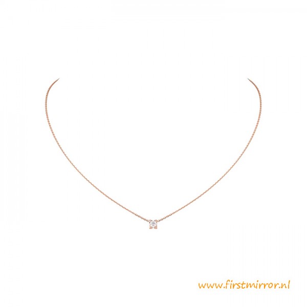 Top Quality Necklace Set with a Brilliant-cut Diamond