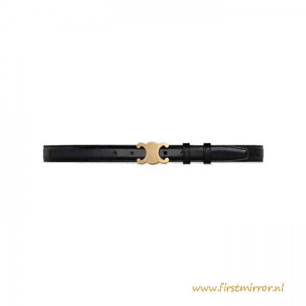 Top Quality Triomphe Belt in Smooth Leather