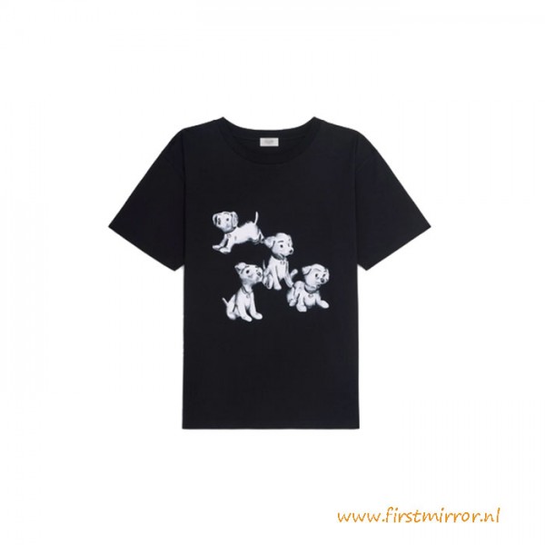 Top Quality Loose T-Shirt in Cotton Jersey With Artist Print