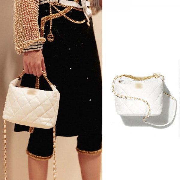 Top Quality Small Hobo Bag Lambskin Strass
