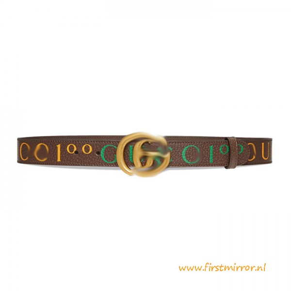 Top Quality 100 Print Marmont Leather Belt
