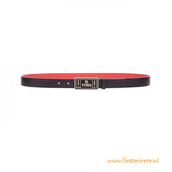 Top Quality Leather Belt F Rectangle Design