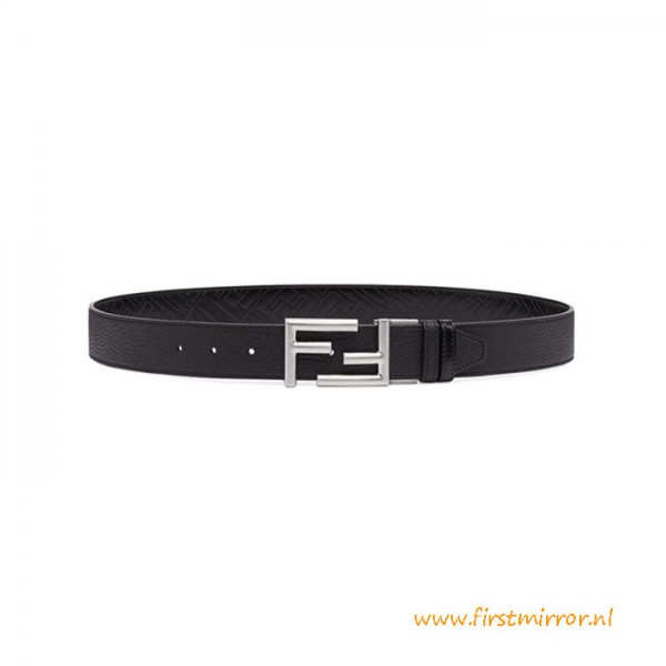 Top Quality Brushed Reversible Logo Leather Belt