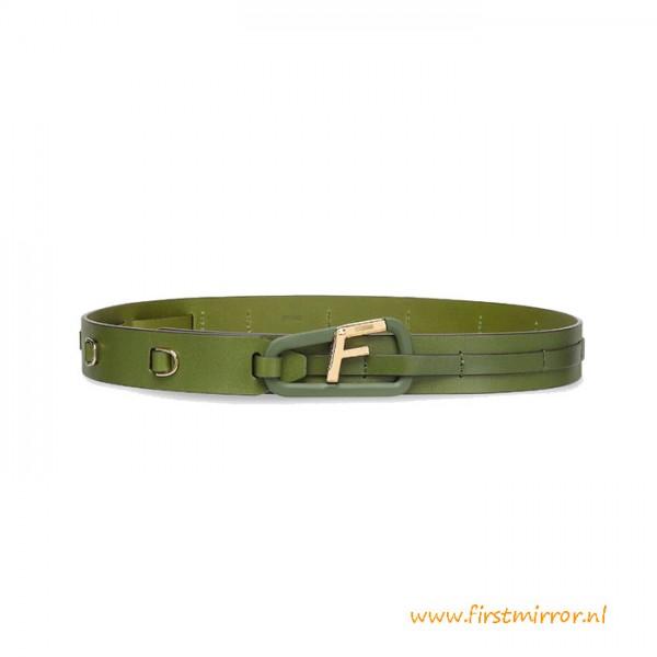 Top Quality F Belt with Metal Round Buckle