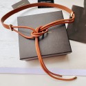 Top Quality Leather Belt 2cm Width Lambskin