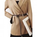 Top Quality Leather Belt 2cm Width Lambskin