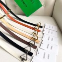 Top Quality Leather Belt with Signature Triangular Buckle