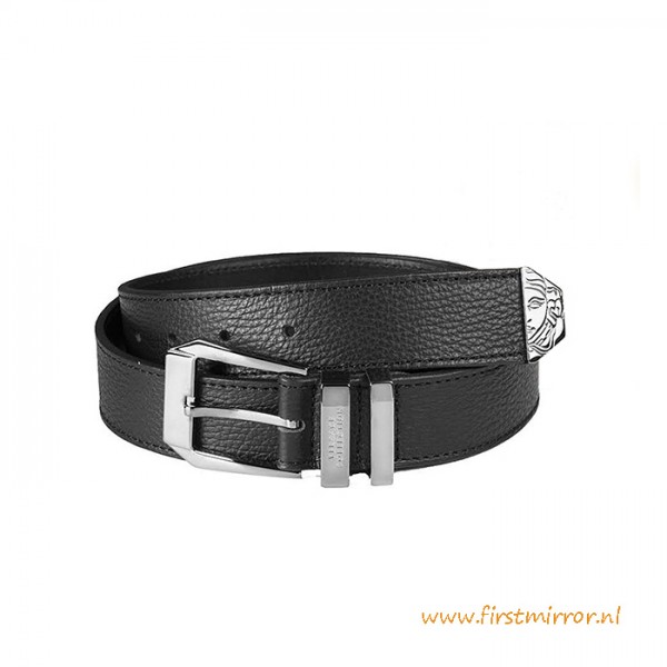 Top Quality Collection Grained Leather Logo Belt