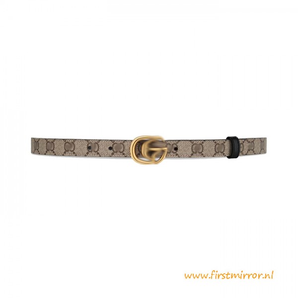 Top Quality Marmont Reversible Thin Belt Beige