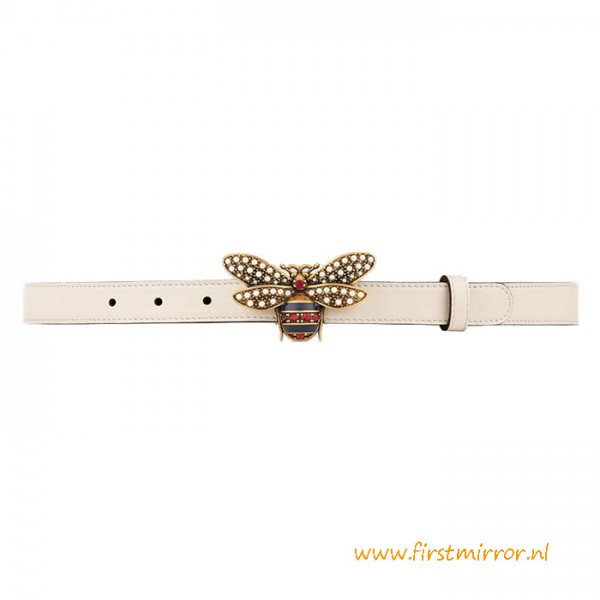 Top Quality Queen Margaret Belt Metal Bee Buckle with Pearls and Crystals