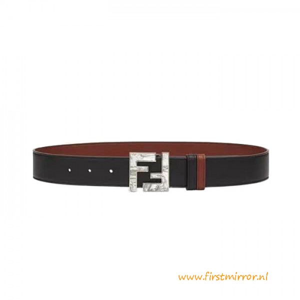 Top Quality Reversible Leather Belt with F Buckle