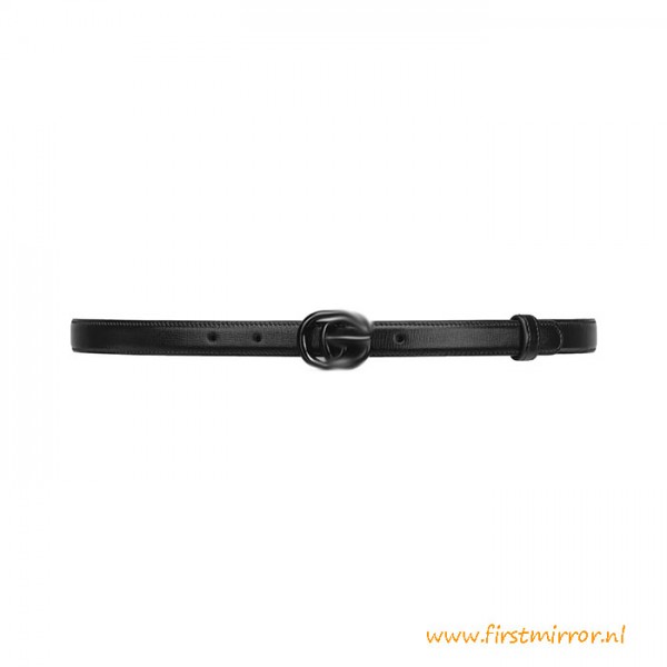 Top Quality Marmont Thin Belt with Black Buckle