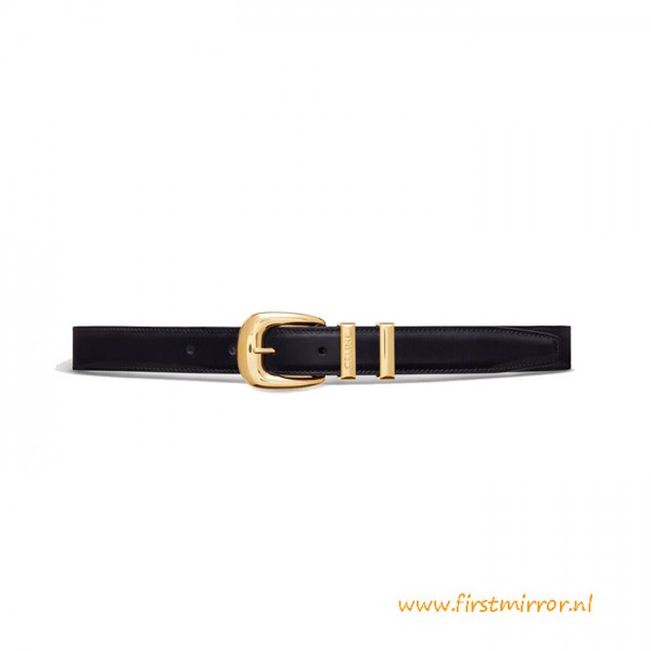 Top Quality Western 4 Belt with Elegant Strap in Smooth Calfskin