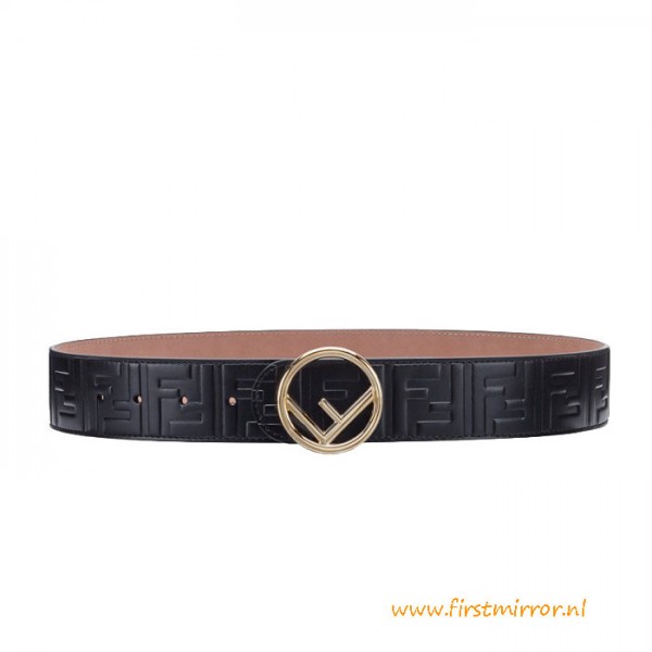Top Quality Black Leather Wide Belt with Buckle
