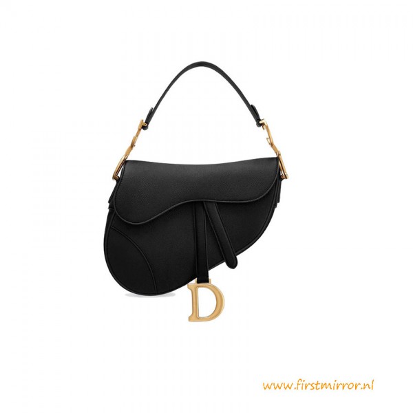 Top Quality Grained Calfskin Saddle Bag