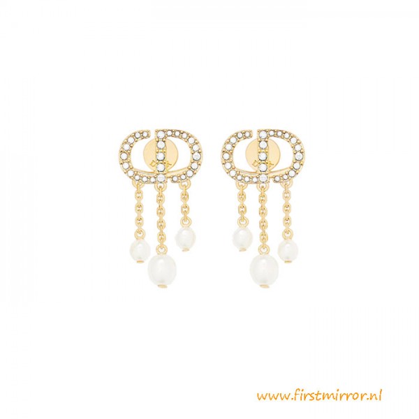Top Quality Petit CD Earrings Gold-Finish Metal