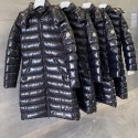 Top Quality Black Moka Long Down Jacket