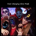 APP Edit Face Changing Glow LED Mask Props