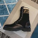 Top Quality Rockoko Combat Boots Calf Leather