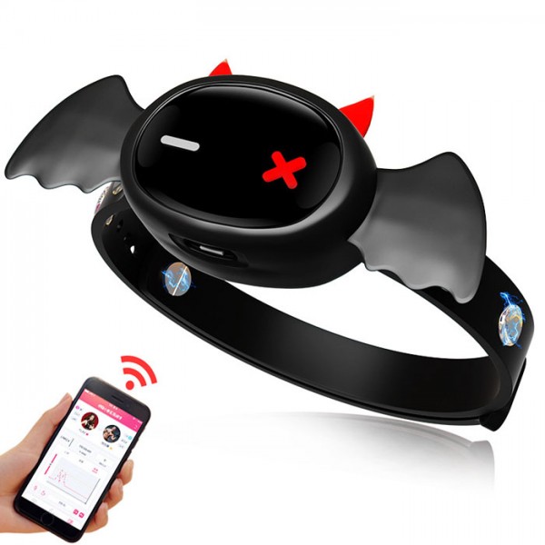 SM Collar Electric Shock App Control Neck Choker