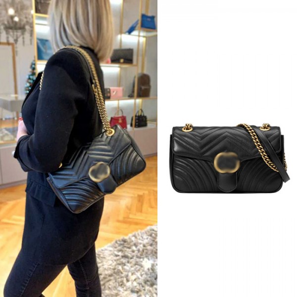  Top Quality Marmont Matelassé Shoulder Leather Bag