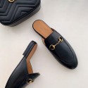 Top Quality Women’s Princetown Leather Slipper Leather Sole
