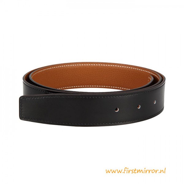 Original Design Clemence Calfskin Leather Belt without H Buckle