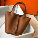 Updated Quality Picotin Lock Imported Leather Bag