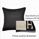 Top Quality H Design Pillows in Jacquard Woven Wool Cushion