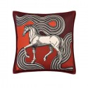 Top Quality Horse Pillows in Jacquard Woven Wool Cushion
