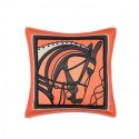 Top Quality Horse Pillows in Jacquard Woven Wool Cushion