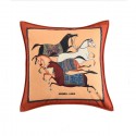 Top Quality Horse Pillows in Jacquard Woven Wool Cushion