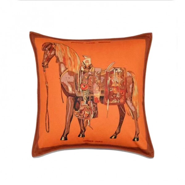 Top Quality Horse Pillows in Jacquard Woven Wool Cushion