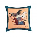 Top Quality Horse Pillows in Jacquard Woven Wool Cushion