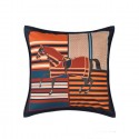 Top Quality Horse Pillows in Jacquard Woven Wool Cushion