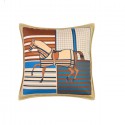 Top Quality Horse Pillows in Jacquard Woven Wool Cushion
