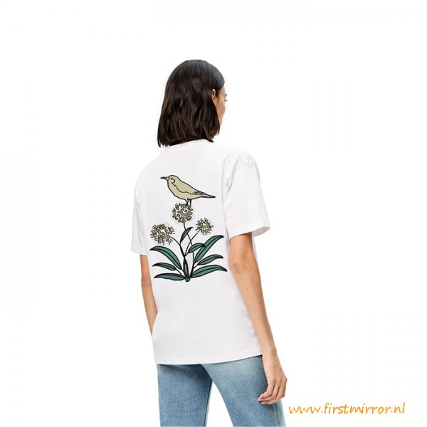 Top Quality Embroidered Bird T-Shirt