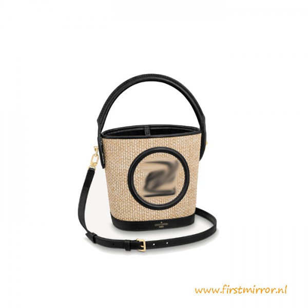 Top Quality Petit Bucket Knitted Raffia Bag
