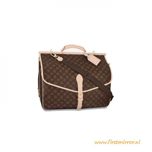 Top Quality Hunting Bag Canvas Natural Cowhide Trim