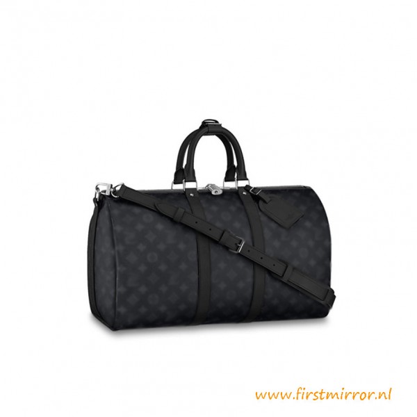 Top Quality Keepall Bandoulière Eclipse Canvas in Grey