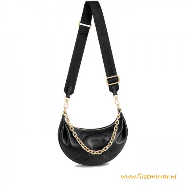 Top Quality Over The Moon Embroidered Smooth Calf Leather
