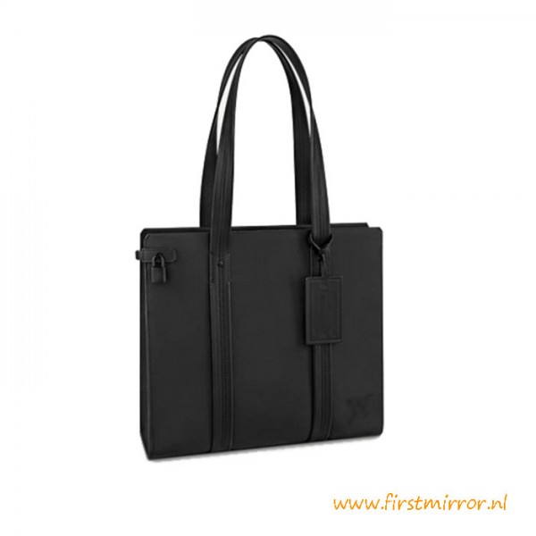 Top Quality Tote Black Grained Calf Leather
