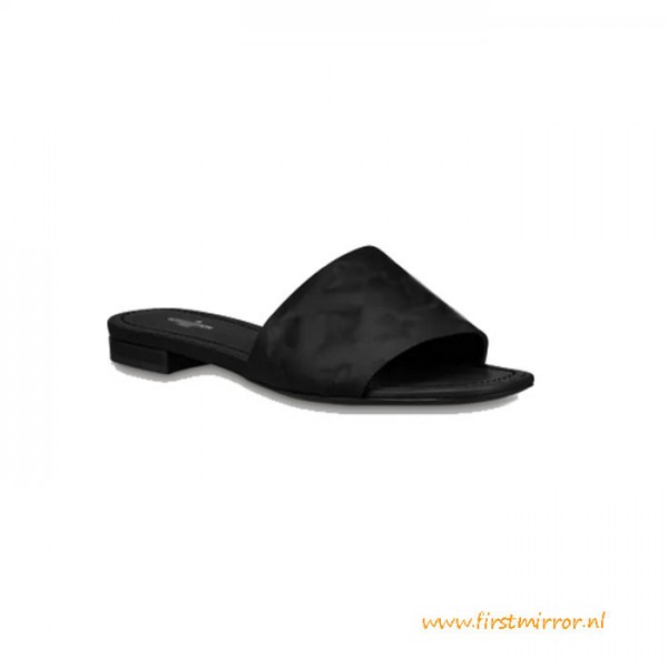 Top Quality Revival Flat Mule Monogram-embossed Lambskin