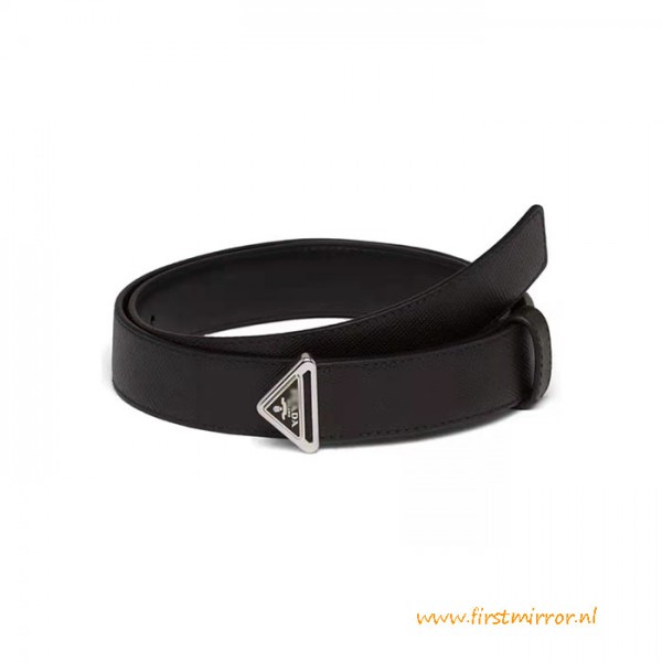 Top Quality Saffiano Leather Belt 3CM