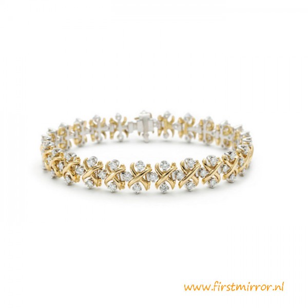 Top Quality Schlumberger Lynn Bracelet in Gold with Diamonds