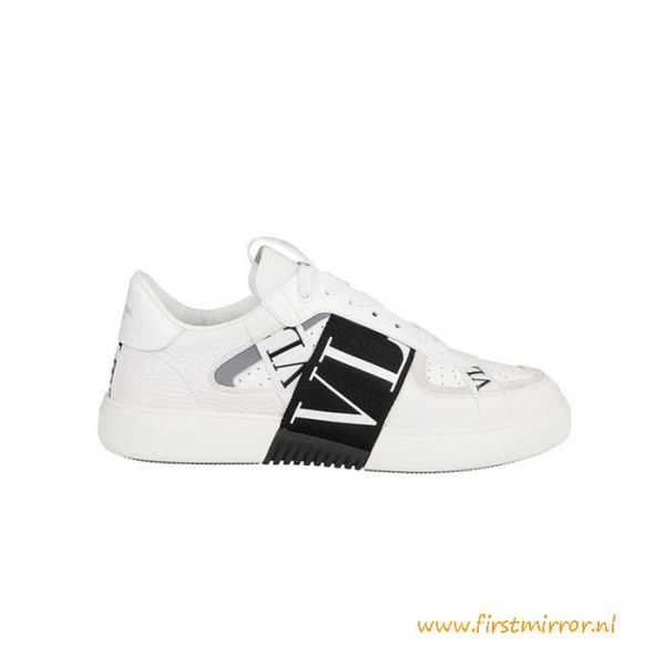 Top Quality Low-Top Calfskin VL7N Sneaker with Bands